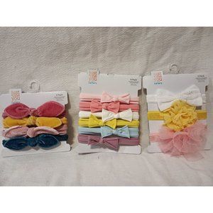 set of three carters little girl head bands